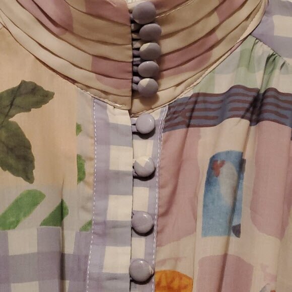 Boutique Patchwork Maxi Dress NWT Similar to Alemais- This looks like Alemais - Picture 3 of 5